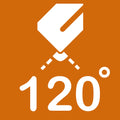 120° 120°