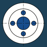 Through coolant + 4 holes Through coolant + 4 holes