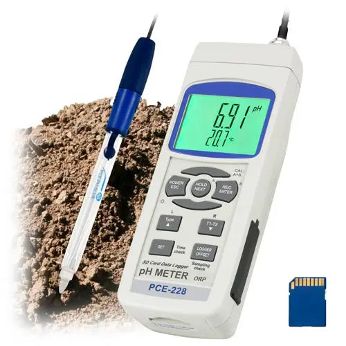 PCE-228SLUR - Ψηφιακό Πεχάμετρο Εδάφους - Μετρητής pH