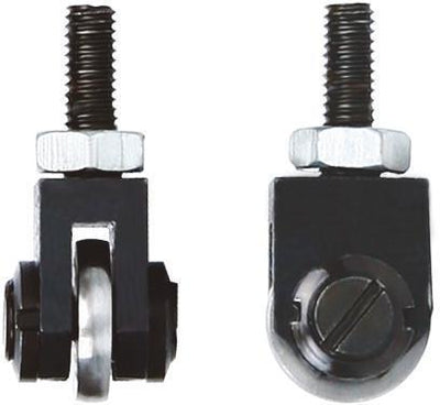 Μύτη με ροδάκι για ρολόι γράφτη Insize 6282-1901, μαύρο σώμα με μεταλλικό τροχό και σπείρωμα επάνω