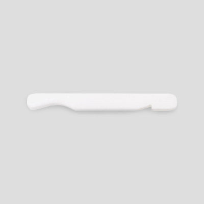 Κεραμική λεπίδα απογρεζωτή Noga Soft Cut CR6000, λευκή, με καμπύλη άκρη κοπής