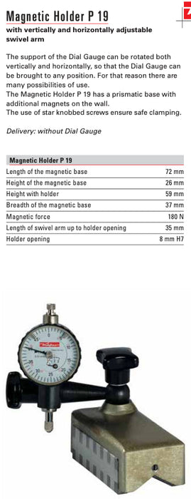 P 19 - Μαγνητική Βάση για ρολοι γραφτη