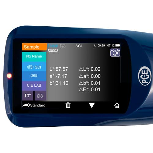 PCE-CSM 22 - Χρωματόμετρο με Bluetooth 8°/d - Ø8 mm