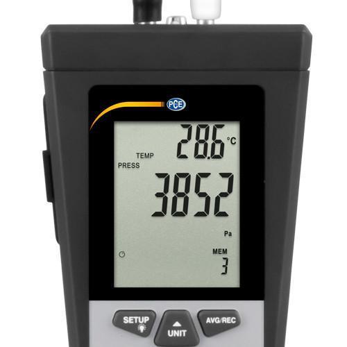 PCE-HVAC 2 - Ανεμόμετρο- Μανόμετρο- Θερμόμετρο με σωλήνα Pitot για HVAC