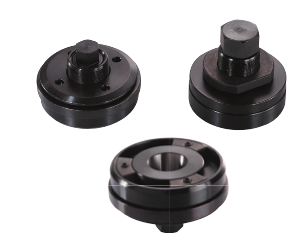 Φλάτζα Vertex FKT-250 για σμυριδοτροχούς, μαύρη μεταλλική με κεντρικό άξονα και εξάγωνη κεφαλή