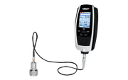Μετρητής δονήσεων Insize 0024-VM40 με Bluetooth, μαύρη συσκευή με ψηφιακή οθόνη και αισθητήρα δονήσεων.