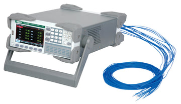 Insize 0350-MC16 multi-channel logger θερμοκρασίας 16CH με έγχρωμη οθόνη, πληκτρολόγιο και μπλε θερμοστοιχεία
