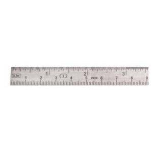 Measuring Rules INCHES + mm Flexible INOX