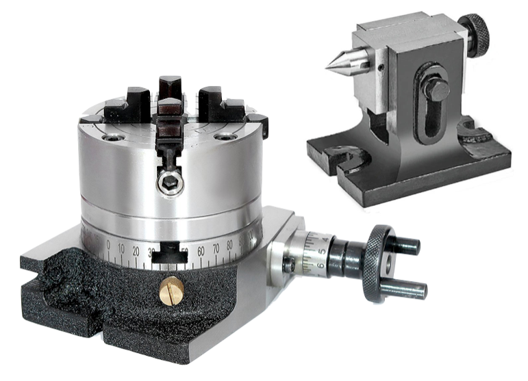 ΣΕΤ Περιστρεφόμενο Τραπέζι 75-100 mm + Τσόκ + Πόντα Soba