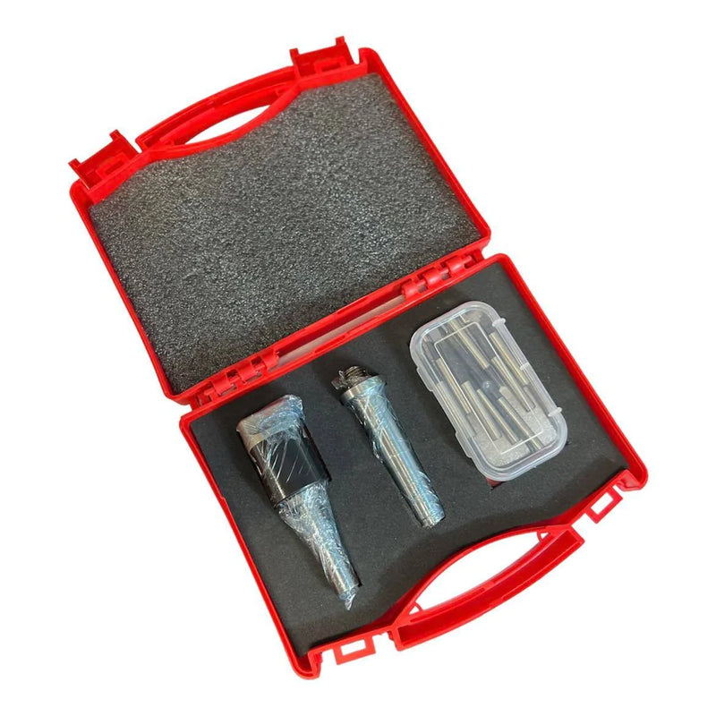 Kεφαλές Boring 30mm ΣΕΤ με Κώνο MT2+Φ12 & Κοπτικά HSS Ø6 mm Soba