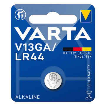 Συσκευασία μπαταρίας κουμπί Varta V13GA/LR44 αλκαλική 1.5V, 1 τεμ. σε μπλε blister