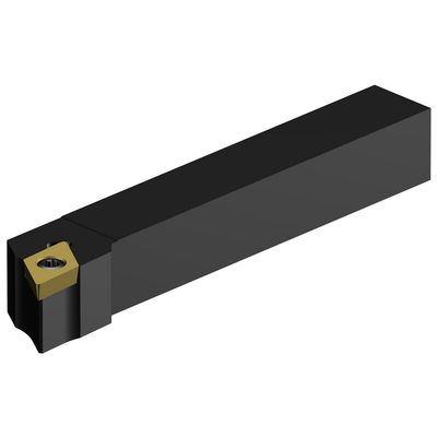 Μανέλα τόρνου Echain SDJCR για πλακίδιο ρόμβος 55° DC--, μαύρο σώμα με χρυσό πλακίδιο φινιρίσματος