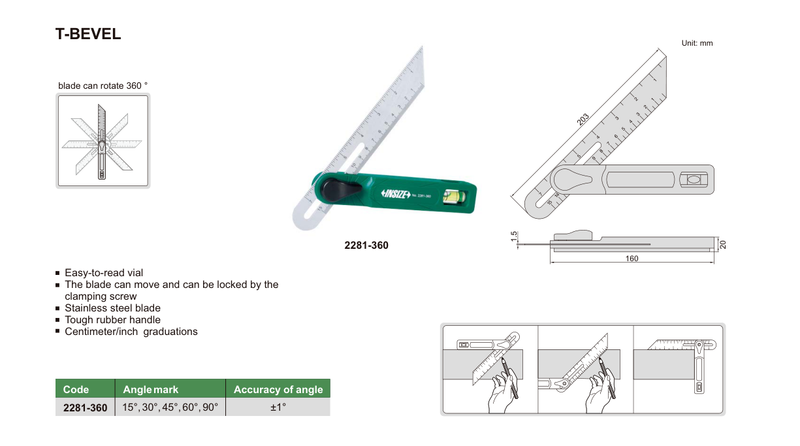 Γωνιά Μαραγκού Στελλα Insize