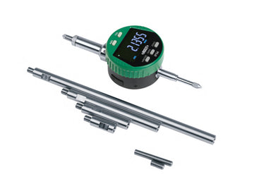 Ψηφιακό deflection στροφάλων Insize 2856-500 με οθόνη και Bluetooth, με ράβδους/προεκτάσεις και άκρες μέτρησης