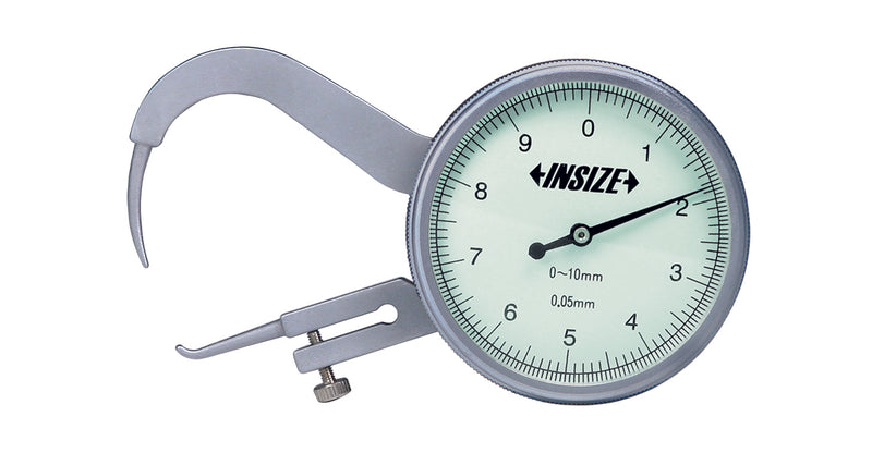 Caliper with pointed jaws