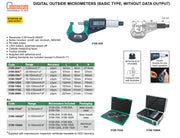 Μικρόμετρα ΣΕΤ Ψηφιακά 0.001mm Insize