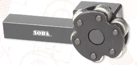 Μανέλες Τόρνου Ροζετας Kανελάζ με 3 ζεύγη Soba