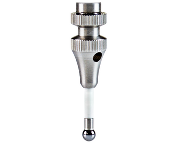 Ανταλλακτική ακίδα 3D Tester Tschorn 3DP, μεταλλικό σώμα με σφαιρική μύτη και λευκό στέλεχος