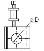 Εργαλειοδέτης για στρογγυλές μανέλες boring Anti-Vibration Bison