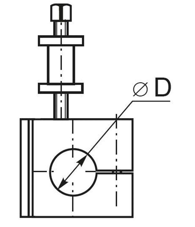 Εργαλειοδέτης για στρογγυλές μανέλες boring Anti-Vibration Bison