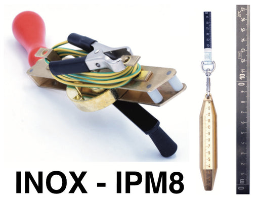 464-MSE-B-IPM8 - Μετροταινία Δεξαμενης ΙΝΟΧ - IPM8 με Βαρίδι Ορειχάλκινο και Γείωση