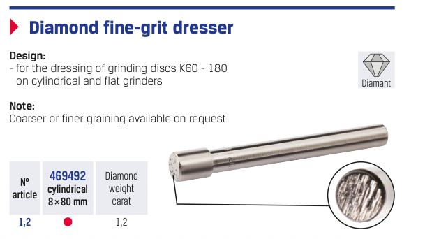 Διαμαντένιο εργαλείο καθαρισμού/διαμόρφωσης - Image 2