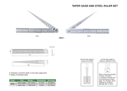 Οπομετρο Σφήνα 0.8-15 mm Ρίγα 150 mm Insize