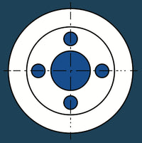 Through coolant + 4 holes