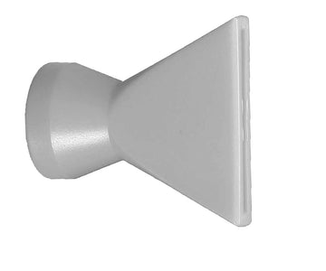 Ακροφύσιο πλατύ Jeton 52027 25 mm για σύστημα σαπουνελαίου 1/4", λευκό πλαστικό χωνί (οξέα)