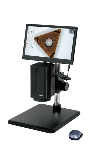 Ψηφιακό μικροσκόπιο Insize 5325-VM100 1080p με οθόνη, βάση στήριξης και μοτέρ ζουμ, μαύρο
