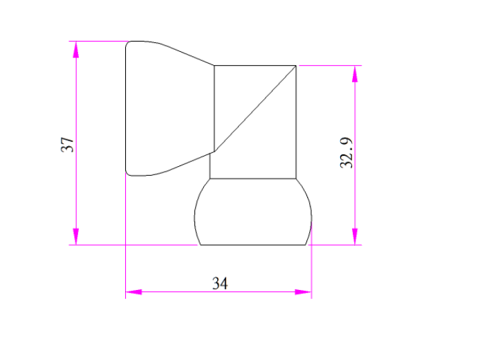 Τεχνικά χαρακτηριστικά 54620 - Σύνδεσμος 90° για Σύστημα Σαπουνελαίου 1/2" για OΞΕΑ