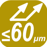 ≤60 μm