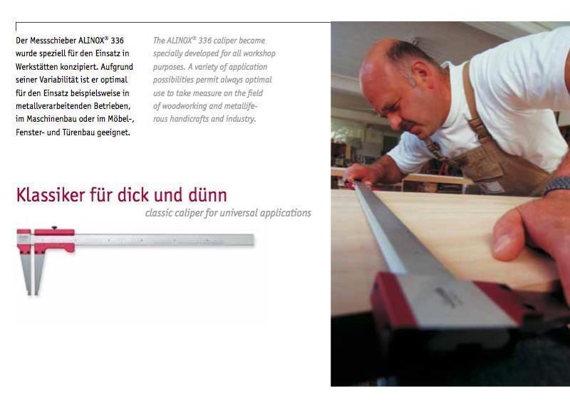 Παχύμετρο ALINOX Αλουμινιου Μεγάλοι Σιαγώνες
