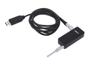 Insize 7130 σύστημα μηκυνσιόμετρων με καλώδιο USB και μαύρο αντάπτορα με ακίδα μέτρησης ρολογιού γράφτη