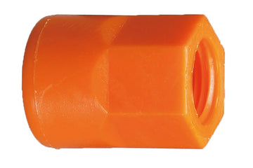 Θηλυκός σύνδεσμος σπειρώματος Jeton V-82012 1/8" NPT, πορτοκαλί εξάγωνος για σύστημα σαπουνελαίου 1/4"