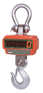 Γερανοζυγός Insize 8204 με κόκκινη ψηφιακή οθόνη LED, κρίκο ανάρτησης και γάντζο ανύψωσης 15 τόνων
