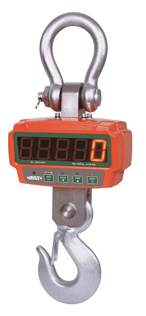 Crane scale with remote control range up to 15 tons