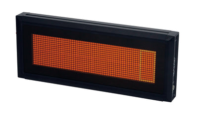 Οθόνη LED για γερανοζυγό Insize 8205-SCREEN, μαύρο ορθογώνιο περίβλημα με πορτοκαλί matrix display