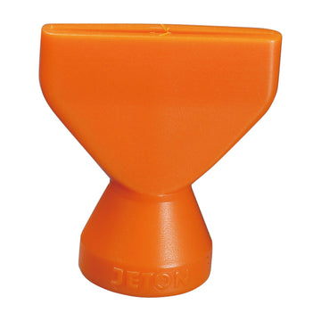 Ακροφύσιο Jeton Straight Flow 1" για σύστημα σαπουνελαίου 1/4", πορτοκαλί πλαστικό, V-82053