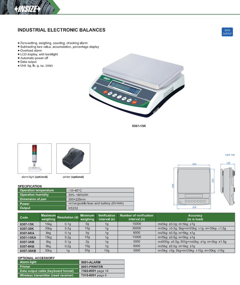 Ζυγός ακριβείας 3-30 kg / 0.1-1 g