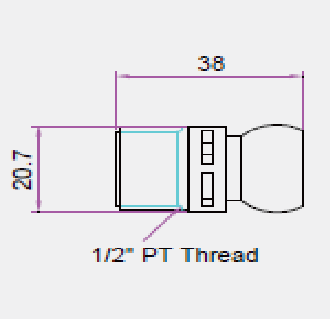 Τεχνικά χαρακτηριστικά V-84045 - Σπείρωμα 1/2" για Σύστημα Σαπουνελαίου 1/2"