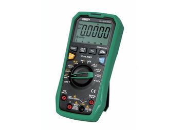 Ψηφιακό πολύμετρο Insize 9215-E510 True RMS, πράσινο/μαύρο, μεγάλη οθόνη LCD και περιστροφικός επιλογέας CAT III/IV
