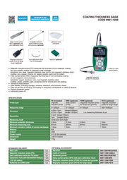 Παχύμετρο Επικάλυψης - Βαφής Fe με μνήμη Insize