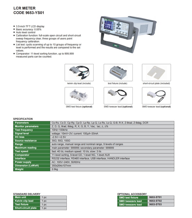 LCR Meter Insize