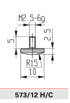 Tips for Dial Indicator Carbide - Ceramic