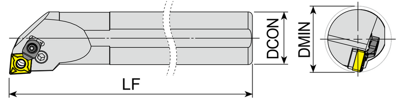 Μανέλα Τόρνου YG Τρυπας Εσωτερική - CN--