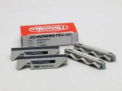 Πέτρες honing Honingtec PH50 Ø50-56 mm, σετ μεταλλικών λίθων με μαύρη λειαντική επιφάνεια και κουτί Honingtec