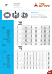 Πλακάκια Bayonett για Τσόκ Τόρνου TOS IUG Tos