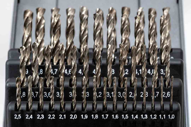 Tρυπανιά Σετ Κοβαλτίου 1-6 mm x 0.1 mm (51 τεμάχια) Baer