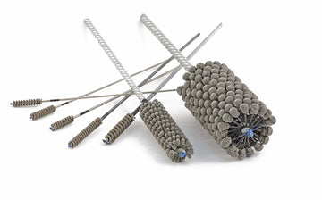 Βούρτσα ρεκτιφιέζας Osborn Novoflex-B Hone Brush 481911, γκρι κυλινδρική με λειαντικές μύτες και συρμάτινο άξονα